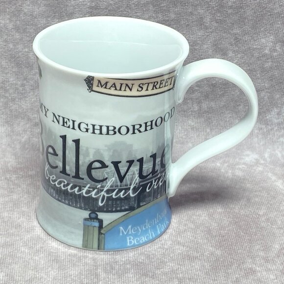 My Neighborhood Coffee Mug Bellevue, Wa Seattle Series by Rosanna Tea Cup  (B) - Picture 1 of 10